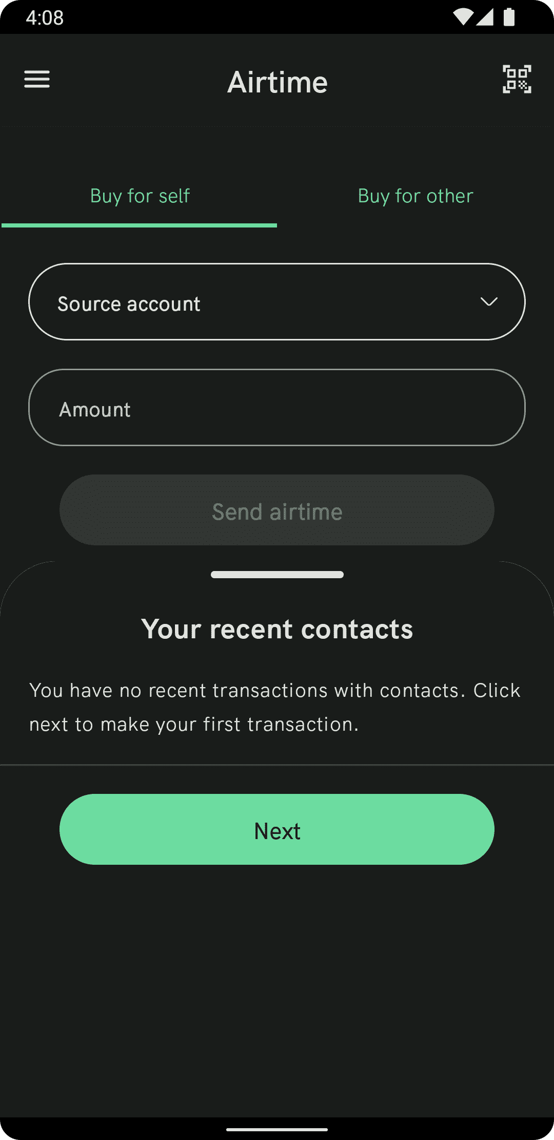 Zizi Airtime Screenshot