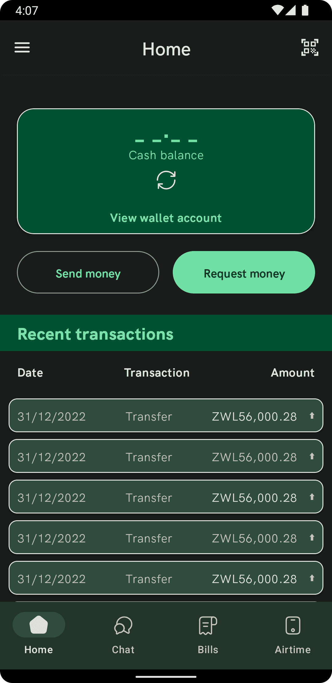Zizi Home Screenshot
